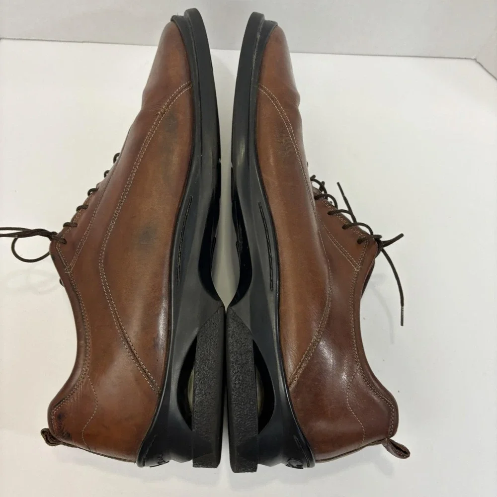 Cole Haan Air Leather Derby Dress Shoes Mens 15 Brown Formal Lace Up Preppy